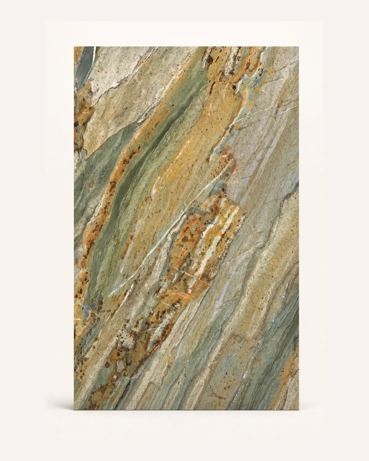 Sage Strata Glossy Sintered Stone — GF-QGMLK181212-445