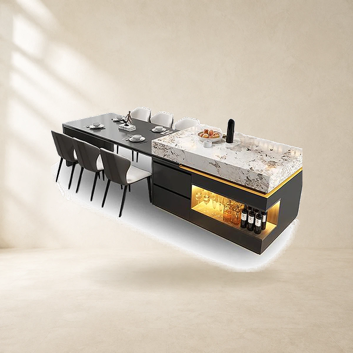 Custom Kitchen Island Design 10