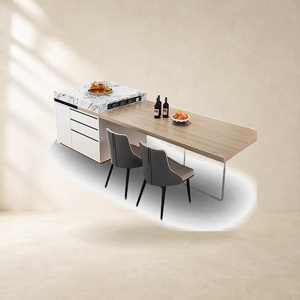 Custom Kitchen Island Design 17