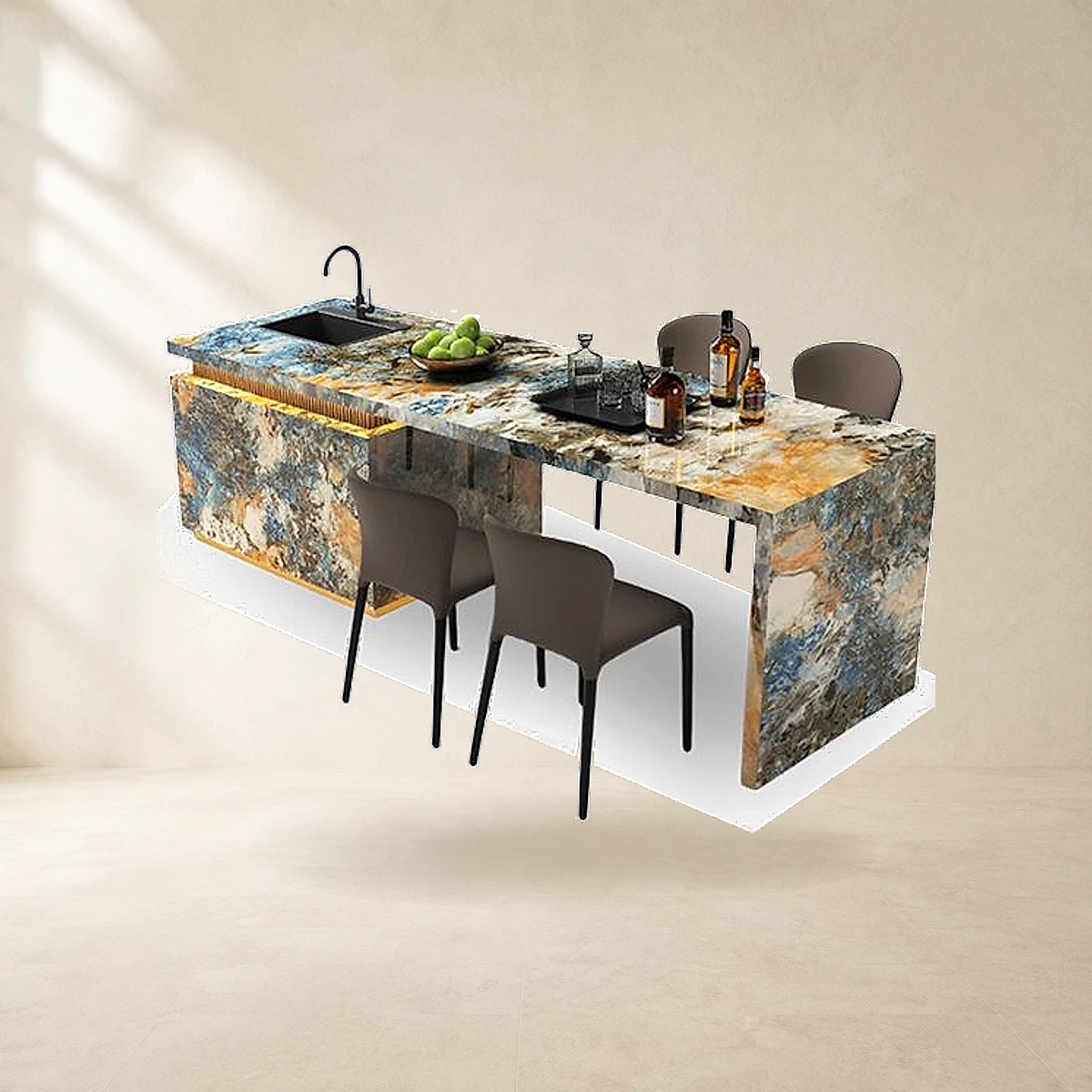 Custom Kitchen Island Design 29